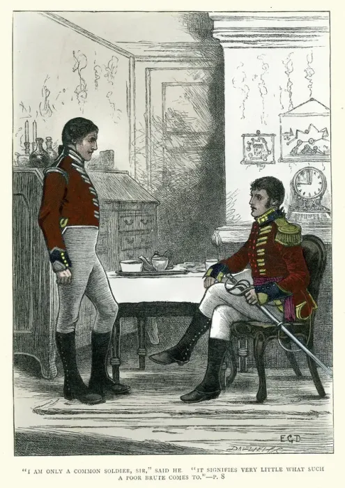 Framed Print : Charles Dickens - Tale of Richard Doubledick Framed Print : Charles Dickens - Tale of Richard Doubledick