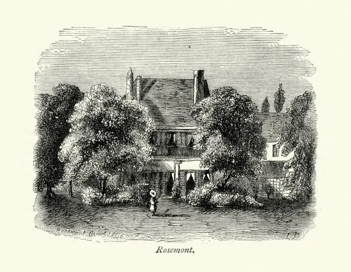 Framed Print : Charles Dickens And Villa Rosemont Framed Print : Charles Dickens And Villa Rosemont
