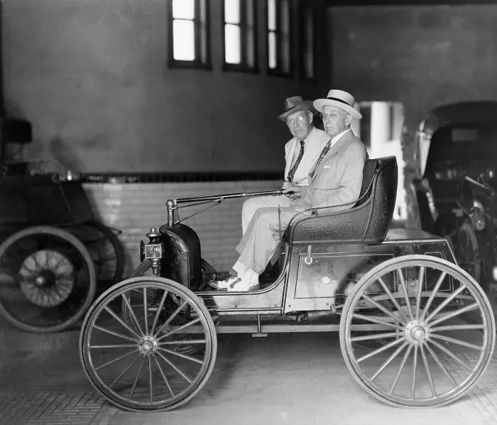 Framed Print : Charles Duryea Automotive Pioneer Framed Print : Charles Duryea Automotive Pioneer