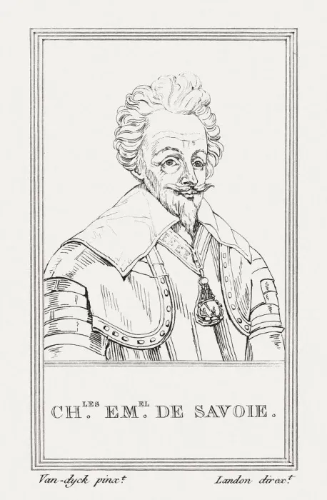 Framed Print : Charles Emmanuel I (1562-1630), Duke of Savoy, published in 1805 Framed Print : Charles Emmanuel I (1562-1630), Duke of Savoy, published in 1805
