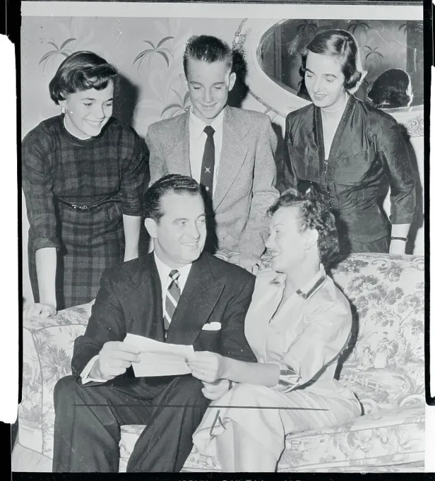 Framed Print : Charles F Murphy Reading Telegrams with His Family Framed Print : Charles F Murphy Reading Telegrams with His Family