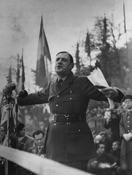 Framed Print : Charles De Gaulle Making Speech Framed Print : Charles De Gaulle Making Speech