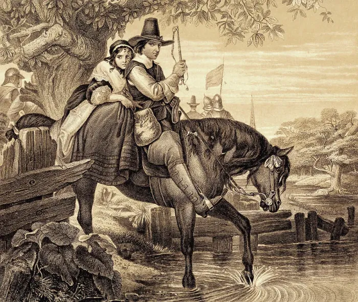 Framed Print : Charles II in Disguise Aided in His Escape by Jane Lane Framed Print : Charles II in Disguise Aided in His Escape by Jane Lane