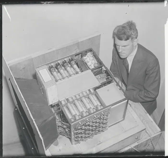 Framed Print : Charles Johnson Operating Counter Framed Print : Charles Johnson Operating Counter