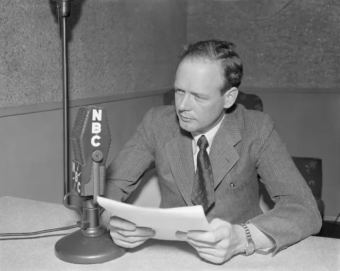 Framed Print : Charles Lindbergh Addressing Nation Via Radio Framed Print : Charles Lindbergh Addressing Nation Via Radio