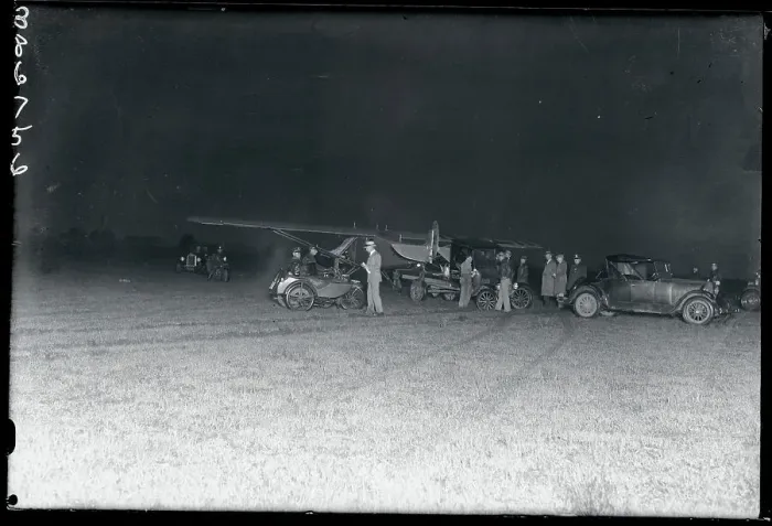 Framed Print : Charles Lindbergh Airplane and Field Assistants Before Takeoff Framed Print : Charles Lindbergh Airplane and Field Assistants Before Takeoff