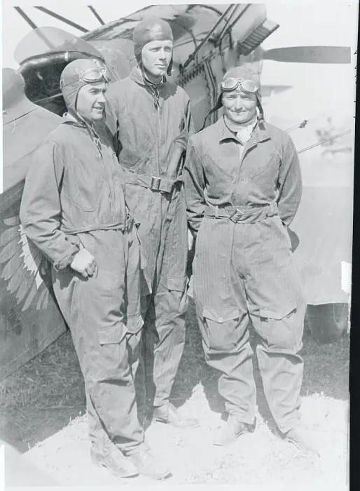 Framed Print : Charles Lindbergh with Army Pilots at National Air Show Framed Print : Charles Lindbergh with Army Pilots at National Air Show
