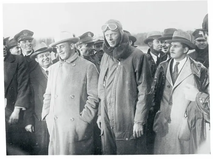 Framed Print : Charles Lindbergh Arriving in St. Louis