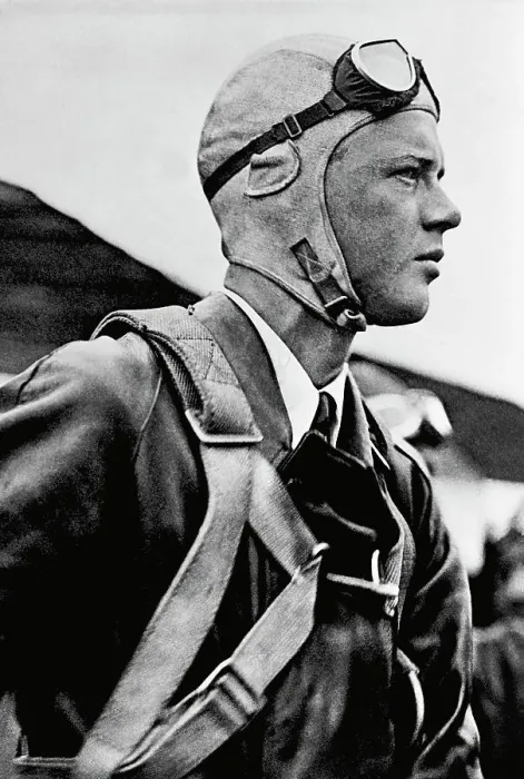 Framed Print : Charles Lindbergh in His Flying Gear Framed Print : Charles Lindbergh in His Flying Gear