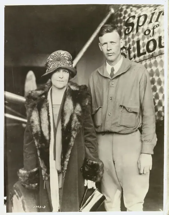 Framed Print : Charles Lindbergh Posing with Mother Framed Print : Charles Lindbergh Posing with Mother