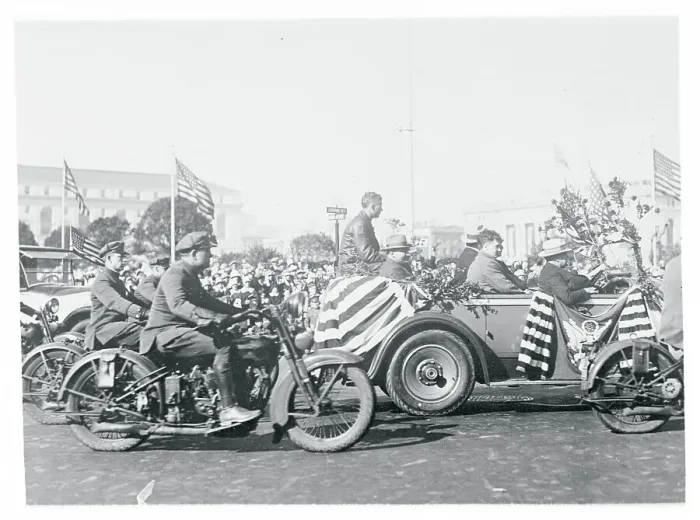 Framed Print : Charles Lindbergh Riding Down Street Framed Print : Charles Lindbergh Riding Down Street