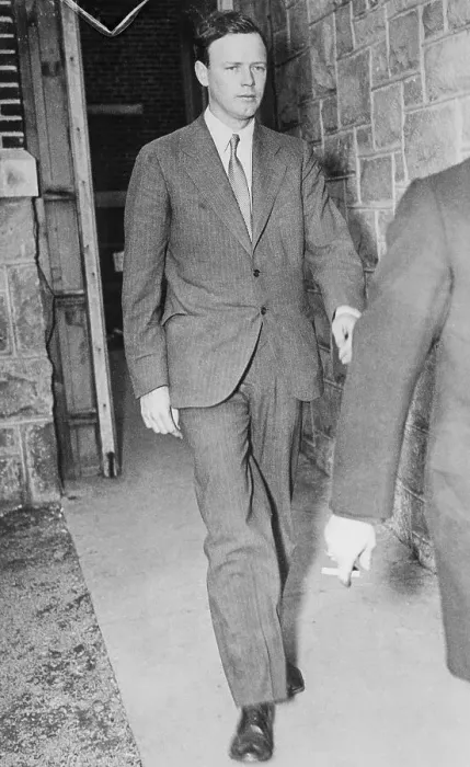 Framed Print : Charles Lindbergh Walking Outside Framed Print : Charles Lindbergh Walking Outside