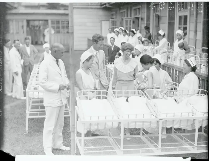 Framed Print : Charles Lindbergh and Wife Visiting Hospital Framed Print : Charles Lindbergh and Wife Visiting Hospital