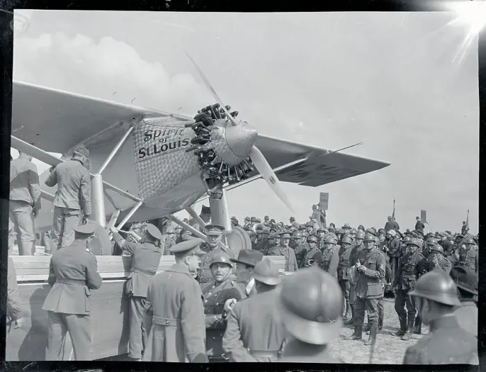 Framed Print : Charles Lindbergh's Plane