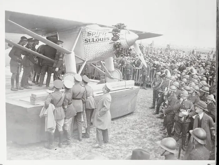 Framed Print : Charles Lindbergh's Spirit of St. Louis on Display in Brussels Framed Print : Charles Lindbergh's Spirit of St. Louis on Display in Brussels