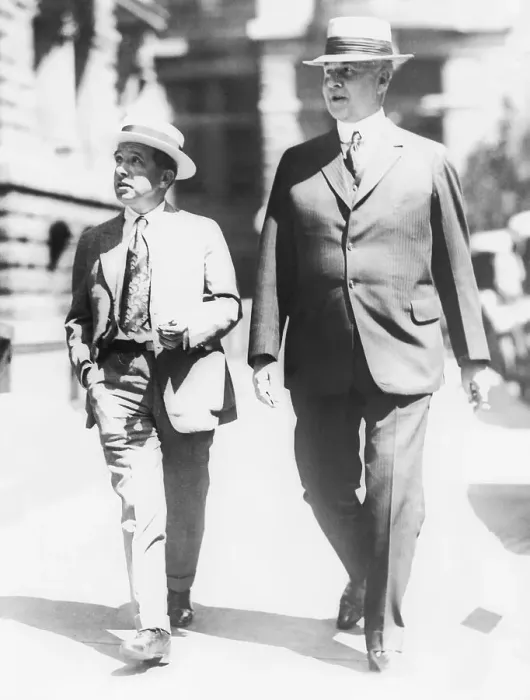 Framed Print : Charles Ponzi and Earl Blake Framed Print : Charles Ponzi and Earl Blake