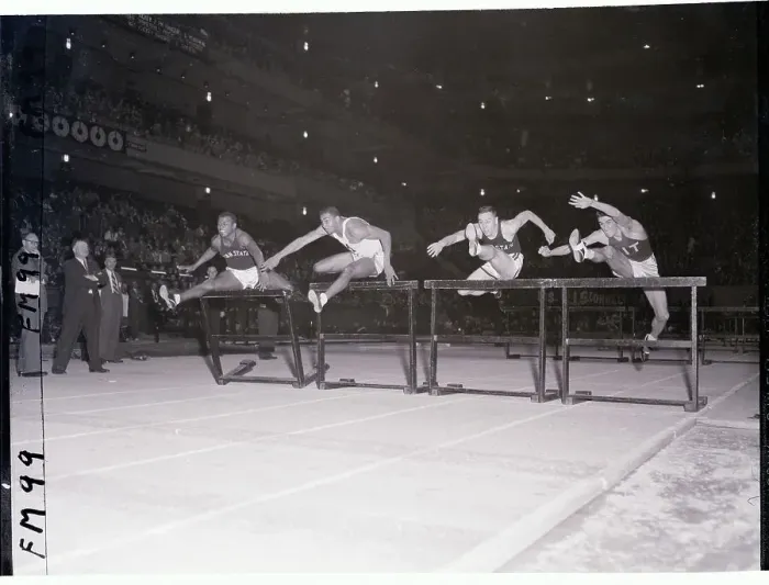Framed Print : Charles Pratt Jumping Hurdle Framed Print : Charles Pratt Jumping Hurdle