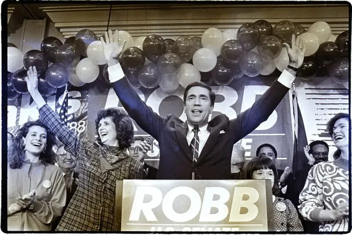 Framed Print : Charles Robb Elected Senator Framed Print : Charles Robb Elected Senator