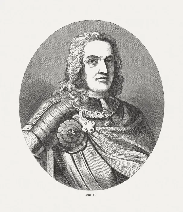 Framed Print : Charles VI, Holy Roman Emperor, published in 1871 Framed Print : Charles VI, Holy Roman Emperor, published in 1871