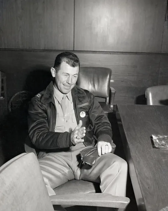 Framed Print : Charles Yeager Pilot Of Supersonic Plane