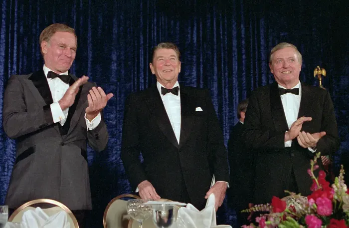 Framed Print : Charleston Heston, Ronald Reagan, and William F. Buckley, Jr Framed Print : Charleston Heston, Ronald Reagan, and William F. Buckley, Jr
