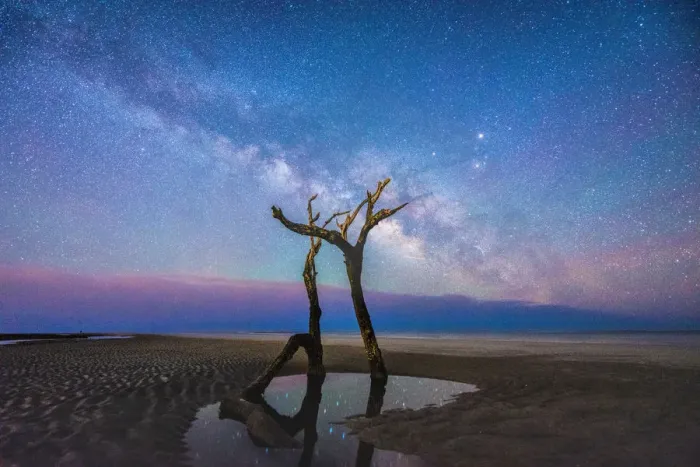 Framed Print : charleston milky way Framed Print : charleston milky way