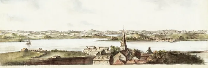 Framed Print : Charlestown Promontory after Bunker Hill Framed Print : Charlestown Promontory after Bunker Hill