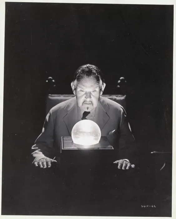 Framed Print : Charlie Chan (Sidney Toler) Gazing into Crystal Ball Framed Print : Charlie Chan (Sidney Toler) Gazing into Crystal Ball