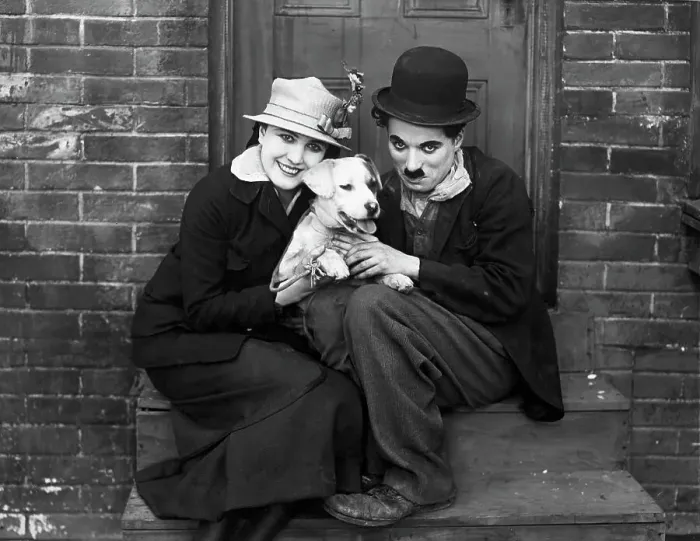 Framed Print : Charlie Chaplin and Edna Purviance Framed Print : Charlie Chaplin and Edna Purviance