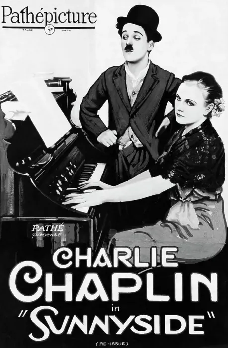 Framed Print : Charlie Chaplin in Film Poster Framed Print : Charlie Chaplin in Film Poster