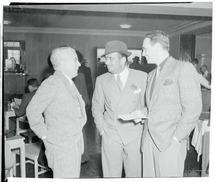 Framed Print : Charlie Chaplin and Others at Race Track Framed Print : Charlie Chaplin and Others at Race Track
