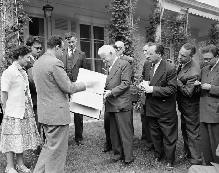 Framed Print : Charlie Chaplin Receiving a Red Sponsored Peace Prize Framed Print : Charlie Chaplin Receiving a Red Sponsored Peace Prize