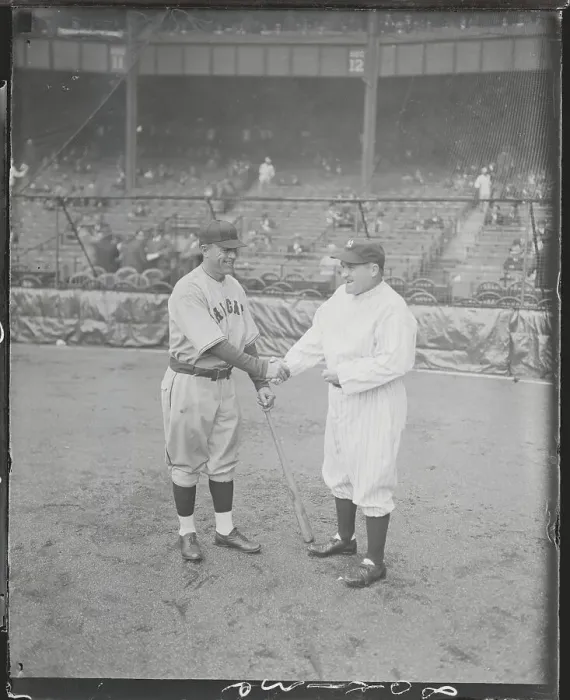Framed Print : Charlie Grimm and Joe McCarthy Shaking Hands Framed Print : Charlie Grimm and Joe McCarthy Shaking Hands