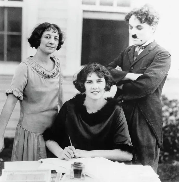 Framed Print : Charlie and Lita Grey Chaplin with Her Mother Framed Print : Charlie and Lita Grey Chaplin with Her Mother