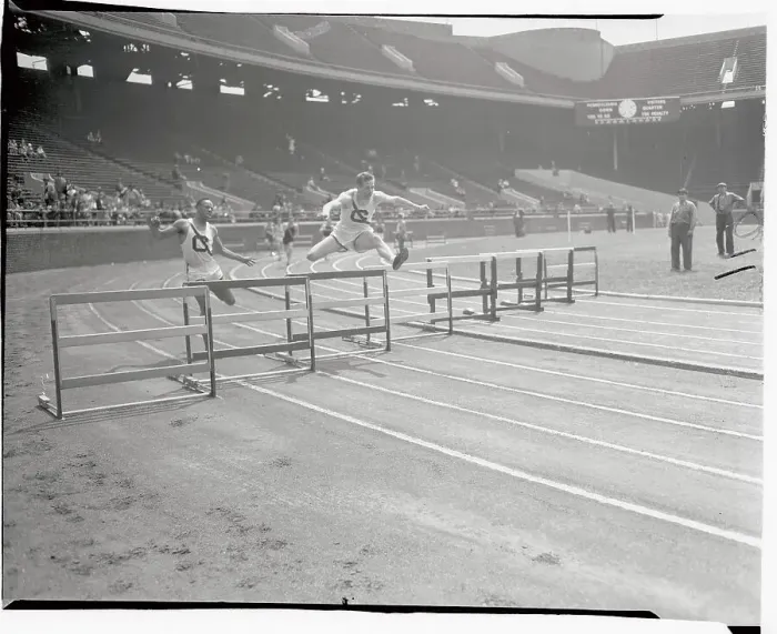 Framed Print : Charlie Moore Winning Hurdles Race Framed Print : Charlie Moore Winning Hurdles Race
