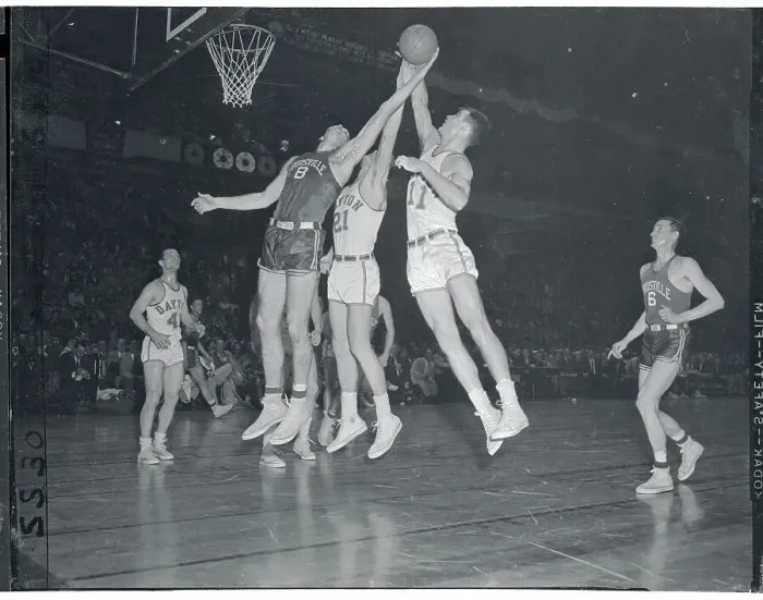 Framed Print : Charlie Tyra Trying to Score a Basket Framed Print : Charlie Tyra Trying to Score a Basket