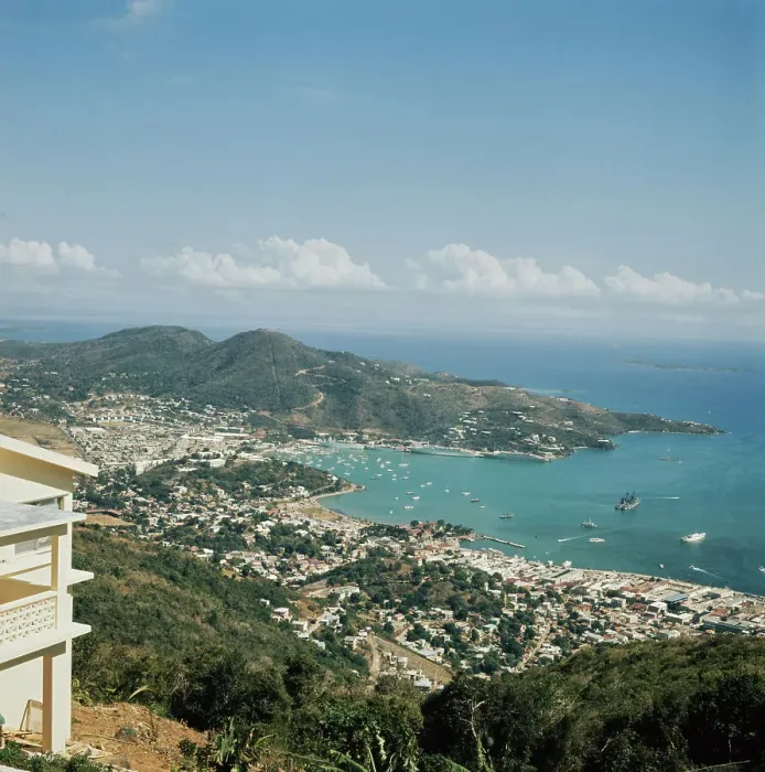 Framed Print : Charlotte Amalie, Virgin Islands Framed Print : Charlotte Amalie, Virgin Islands