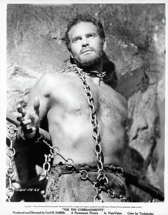 Framed Print : Charlton Heston In The Ten Commandments Framed Print : Charlton Heston In The Ten Commandments