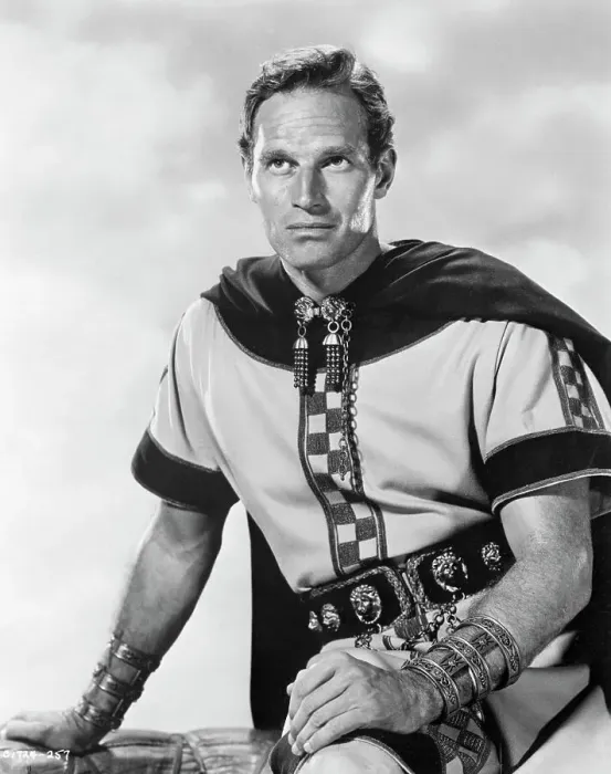 Framed Print : Charlton Heston in Costume For Ben Hur Framed Print : Charlton Heston in Costume For Ben Hur