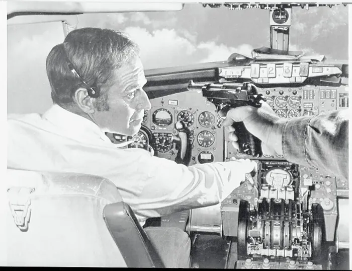 Framed Print : Charlton Heston in Skyjacked Framed Print : Charlton Heston in Skyjacked