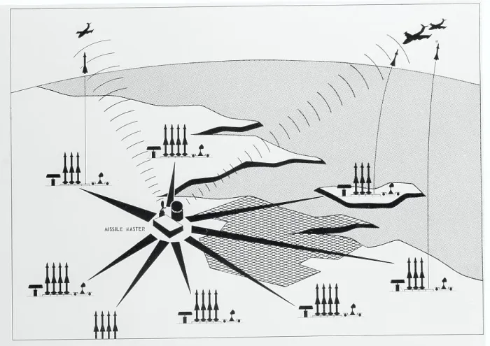 Framed Print : Chart Showing the Operation of the Missile Master Framed Print : Chart Showing the Operation of the Missile Master