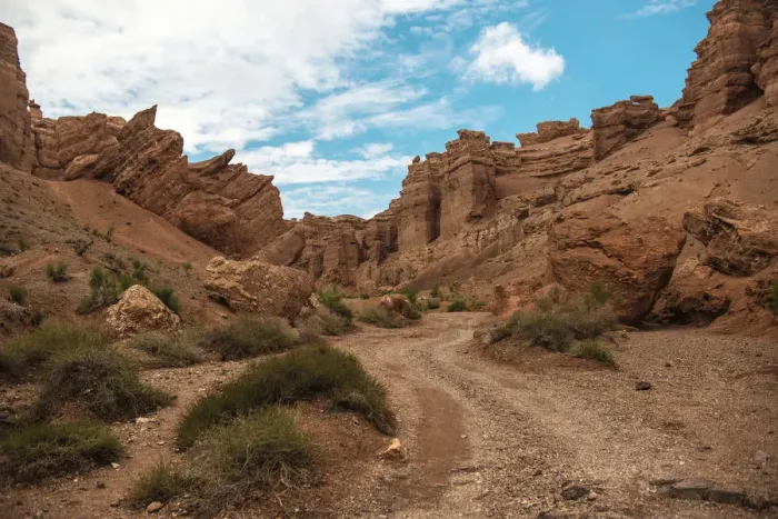 Framed Print : Charyn canyon in the Kazakhstan