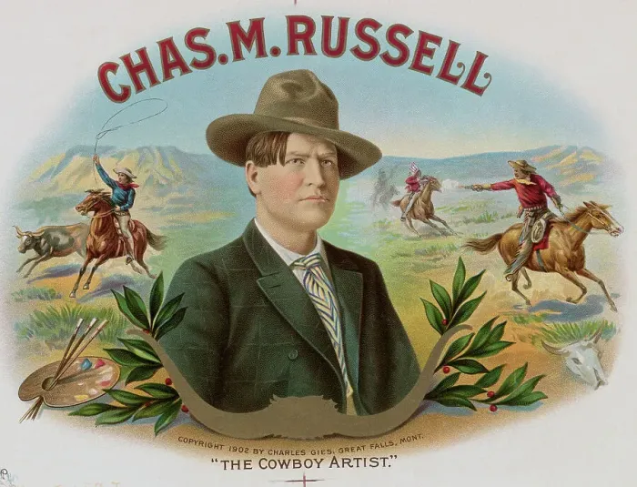 Framed Print : Chas. M. Russell Lithograph Framed Print : Chas. M. Russell Lithograph