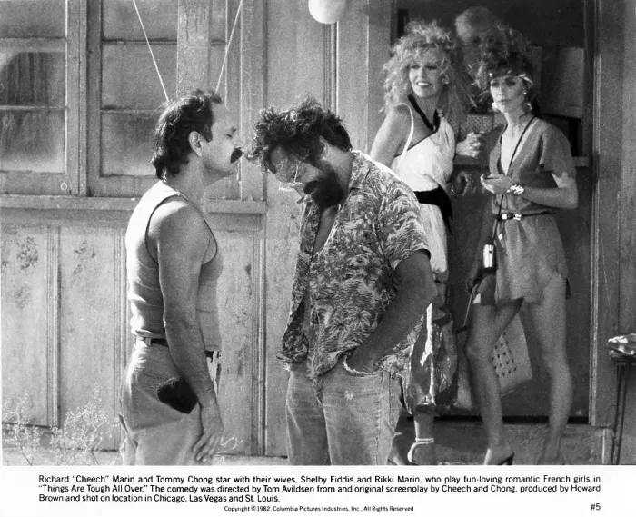 Framed Print : Cheech And Chong In Things Are Tough All Over Framed Print : Cheech And Chong In Things Are Tough All Over