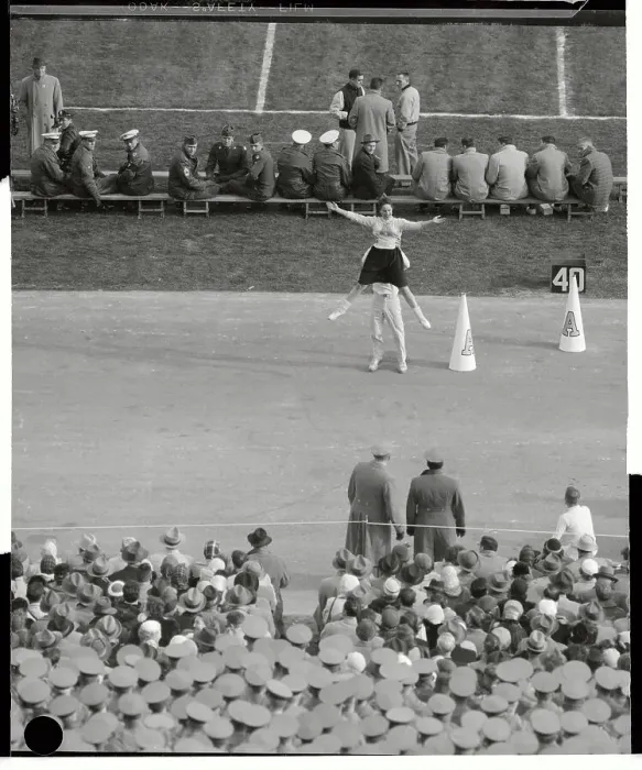 Framed Print : Cheerleaders Cheering for the Fans Framed Print : Cheerleaders Cheering for the Fans