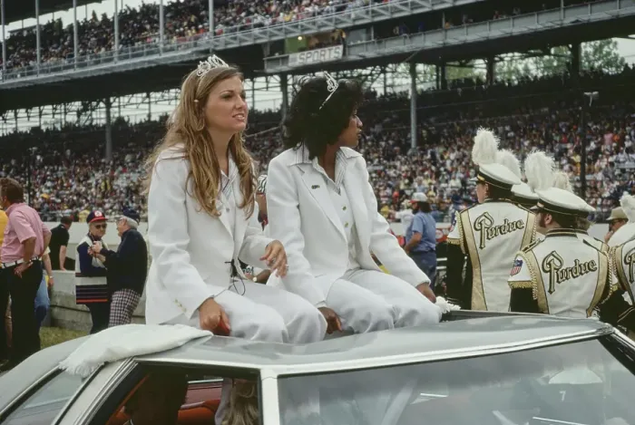 Framed Print : Cheerleaders At Indianapolis 500, 1978 Framed Print : Cheerleaders At Indianapolis 500, 1978