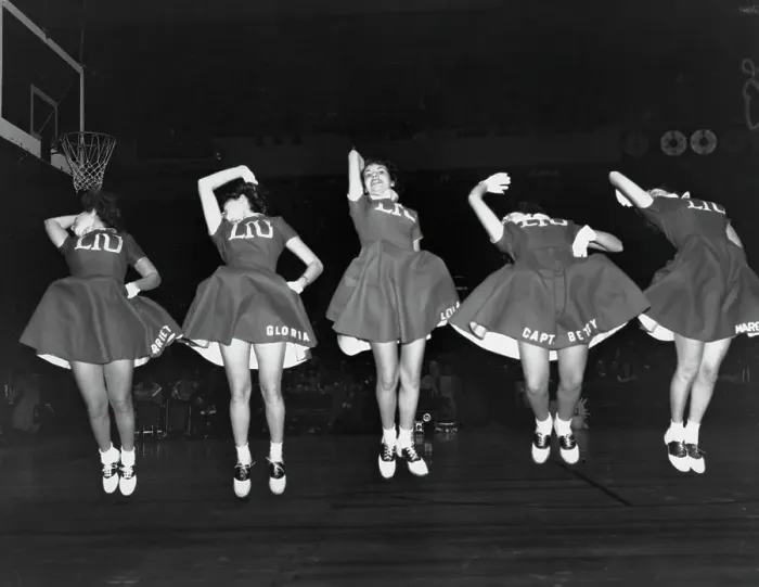 Framed Print : Cheerleaders From Long Island University Framed Print : Cheerleaders From Long Island University
