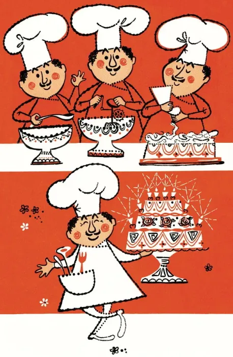 Framed Print : Chef pattern Framed Print : Chef pattern