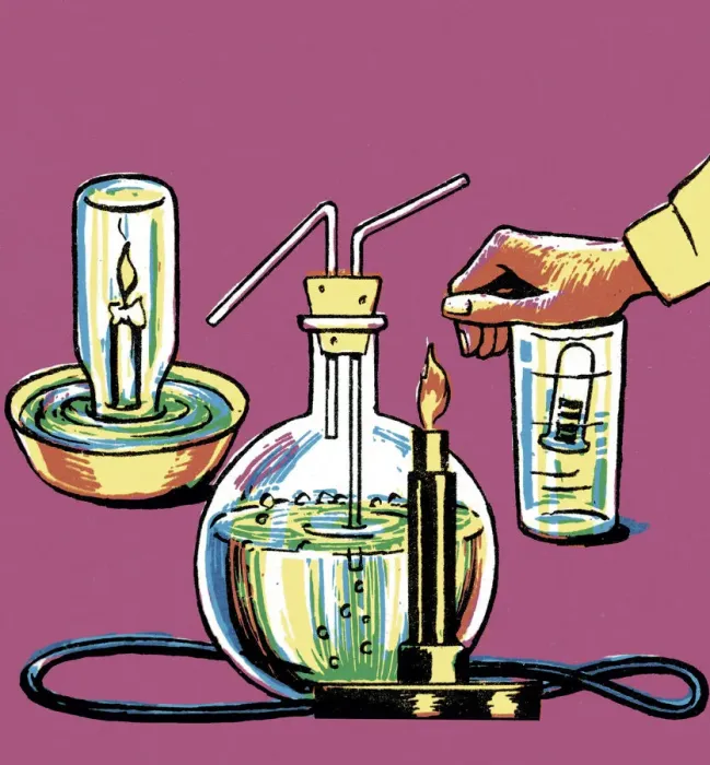 Framed Print : Chemical Experiment Framed Print : Chemical Experiment