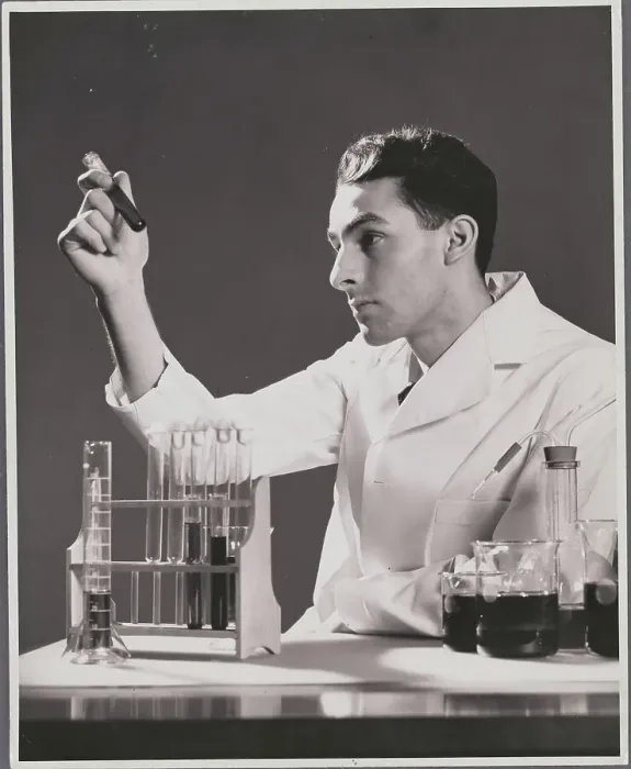 Framed Print : Chemist Working in Lab Framed Print : Chemist Working in Lab